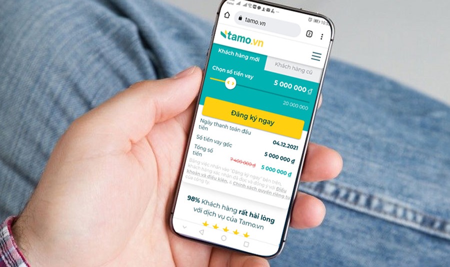 Tamo – Vay online nhanh 0 lãi suất, duyệt vay chỉ cần CCCD